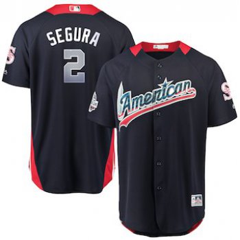 Men's American League #2 Jean Segura Majestic Navy 2018 MLB All-Star Game Home Run Derby Player Jersey