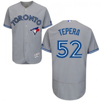 Men's Toronto Blue Jays #52 Ryan Tepera Gray Road 2016 Flexbase Majestic Baseball Jersey