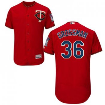 Minnesota Twins #36 Robbie Grossman Red Flexbase Authentic Collection Stitched Baseball Jersey