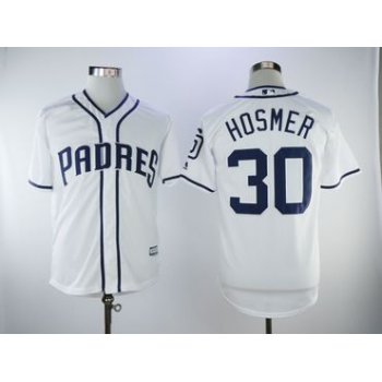 San Diego Padres #30 Eric Hosmer White Cool Base Jersey