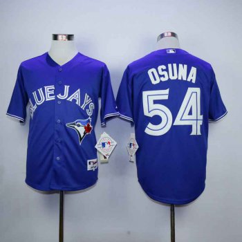 Men's Toronto Blue Jays #54 Roberto Osuna Blue Cool Base Jersey
