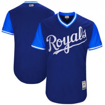 Men's Kansas City Royals Majestic Navy 2017 Players Weekend Authentic Team Jersey