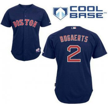 Men's Boston Red Sox #2 Xander Bogaerts Alternate Navy Blue MLB Cool Base Jersey