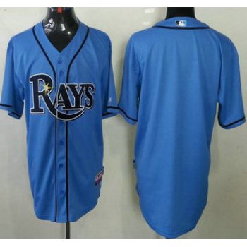 Tampa Bay Rays Blank Light Blue MLB Jersey