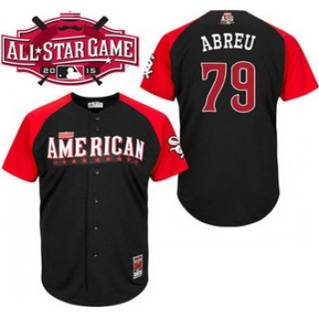 American League Chicago White Sox #79 Jose Abreu Black 2015 All-Star Game Player Jersey