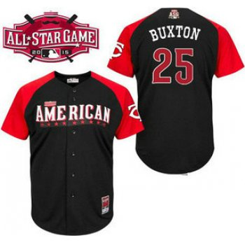 American League Minnesota Twins #25 Byron Buxton Black 2015 All-Star Game Player Jersey
