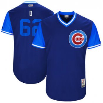 Men's Chicago Cubs Jose Quintana Q Majestic Royal 2017 Players Weekend Authentic Jersey