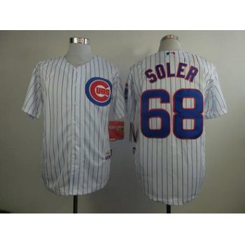 Chicago Cubs #68 Jorge Soler White Jersey