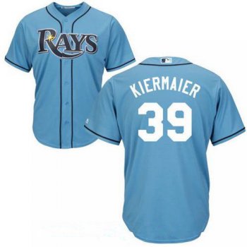 Men's Tampa Bay Rays #39 Kevin Kiermaier Light Blue Alternate Stitched MLB Majestic Cool Base Jersey