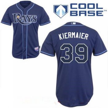 Men's Tampa Bay Rays #39 Kevin Kiermaier Navy Blue Alternate Stitched MLB Majestic Cool Base Jersey