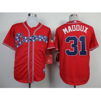 Atlanta Braves #31 Greg Maddux 2014 Red Cool Base Jersey