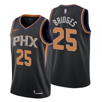 Draft Phoenix Suns #25 Mikal Bridges Statement Black Jersey