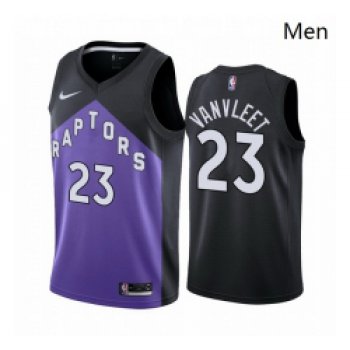 Men Toronto Raptors 23 Fred VanVleet Purple NBA Swingman 2020 21 Earned Edition Jersey
