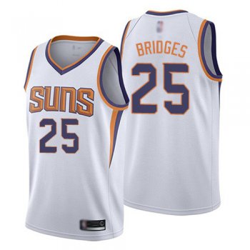 Men's Phoenix Suns #25 Mikal Bridges White Authentic Statement Edition Basketball Jersey