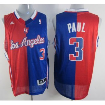Los Angeles Clippers #3 Chris Paul Revolution 30 Swingman Red/Blue Two Tone Jersey