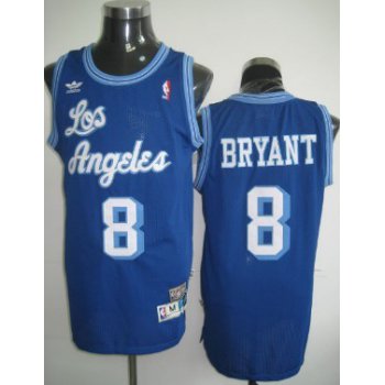Los Angeles Lakers #8 Kobe Bryant Blue Swingman Throwback Jersey