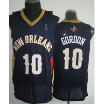 New Orleans Pelicans #10 Eric Gordon Navy Blue Swingman Jersey