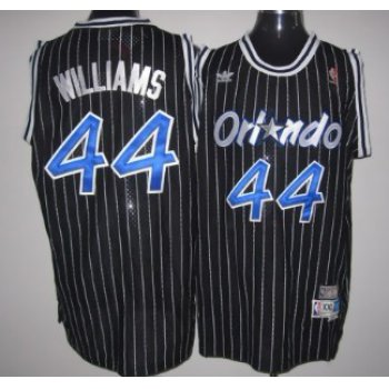Orlando Magic #44 Jason Williams Black Swingman Throwback Jersey