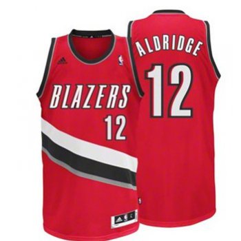 Portland Trail Blazers #12 LaMarcus Aldridge Red Swingman Jersey