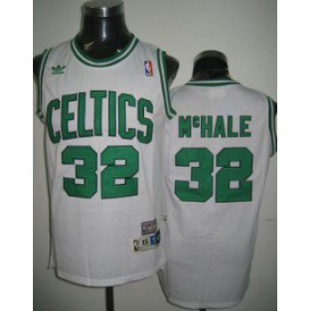Boston Celtics #32 Kevin McHale White Swingman Throwback Jersey