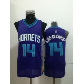 Charlotte Hornets #14 Michael Kidd-Gilchrist Purple Swingman Jersey