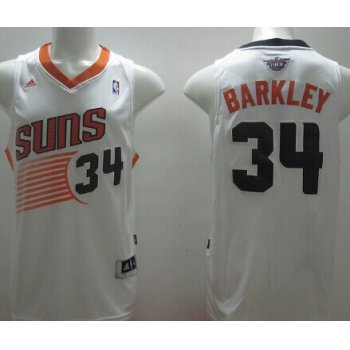 Phoenix Suns #34 Charles Barkley Revolution 30 Swingman White Jersey