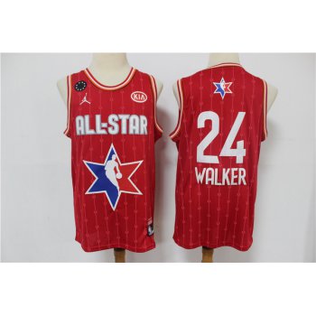 Men's Boston Celtics #24 Kemba Walker Red Jordan Brand 2020 All-Star Game Swingman Stitched NBA Jersey