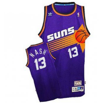 Phoenix Suns #13 Steve Nash Purple Swingman Throwback Jersey