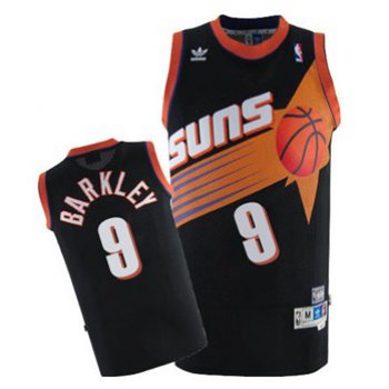 Phoenix Suns #9 Dan Majerle Black Swingman Throwback Jersey