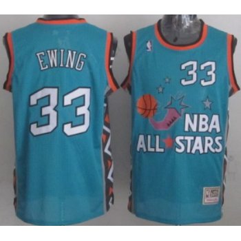 NBA 1996 All-Star #33 Patrick Ewing Green Swingman Throwback Jersey