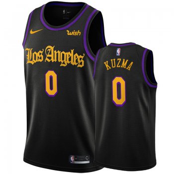 Nike Lakers #0 Kyle Kuzma Black 2020 Latin Nights NBA Swingman Jersey