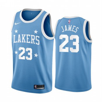 Nike Lakers #23 LeBron James Blue Minneapolis All-Star Classic NBA Jersey