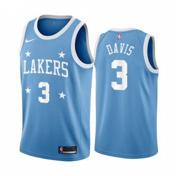 Nike Lakers #3 Anthony Davis Blue Minneapolis All-Star Classic NBA Jersey