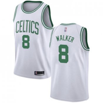 Celtics #8 Kemba Walker White Basketball Swingman Association Edition Jersey