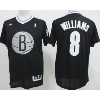 Brooklyn Nets #8 Deron Williams Revolution 30 Swingman 2013 Christmas Day Black Jersey