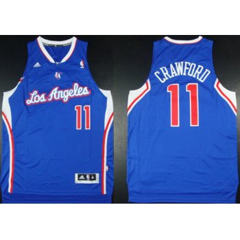 Los Angeles Clippers #11 Jamal Crawford Revolution 30 Swingman Blue Jersey