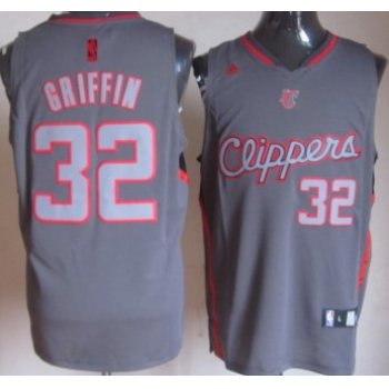 Los Angeles Clippers #32 Blake Griffin Gray Shadow Jersey
