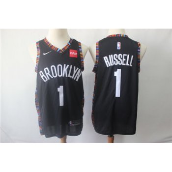 Brooklyn Nets 1 D'Angelo Russell Black Nike Swingman Jersey