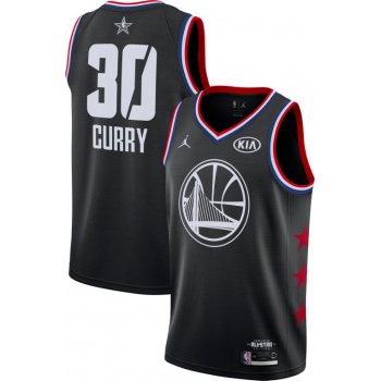 Jordan Men's 2019 NBA All-Star Game #30 Steph Curry Black Dri-FIT Swingman Jersey