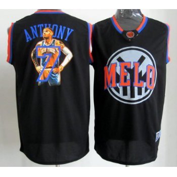 New York Knicks #7 Carmelo Anthony Notorious Fashion Jersey