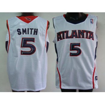 Atlanta Hawks #5 Josh Smith White Swingman Jersey