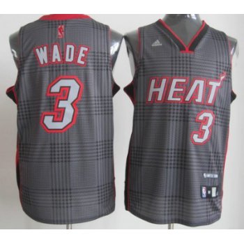 Miami Heat #3 Dwyane Wade Black Rhythm Fashion Jersey