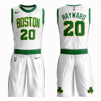 Boston Celtics #20 Gordon Hayward White Nike NBA Men's City Authentic Edition Suit Jersey