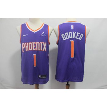 Men's Phoenix Suns Devin 1 Booker Nike Purple 2019 Swingman City Edition Jersey