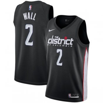 Nike NBA Washington Wizards #2 John Wall Jersey 2018-19 New Season City Edition Jersey