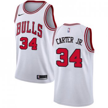 Nike Chicago Bulls #34 Wendell Carter Jr. White NBA Swingman Association Edition Jersey