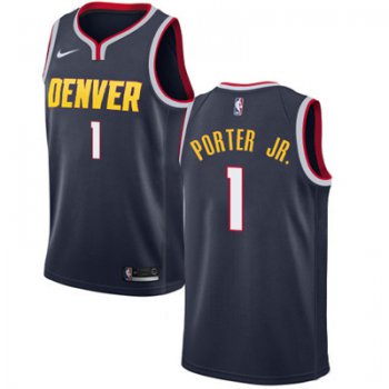 Nike Denver Nuggets #1 Michael Porter Jr. Navy NBA Swingman Icon Edition Jersey