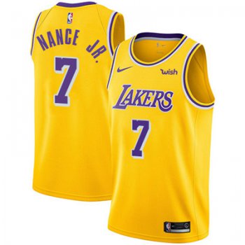 Nike Los Angeles Lakers #7 Larry Nance Jr. Gold NBA Swingman Icon Edition Jersey