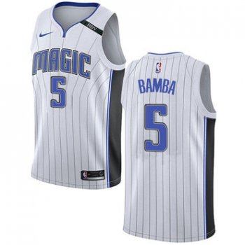 Nike Orlando Magic #5 Mohamed Bamba White NBA Swingman Association Edition Jersey