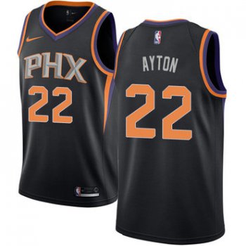 Nike Phoenix Suns #22 Deandre Ayton Black NBA Swingman Statement Edition Jersey
